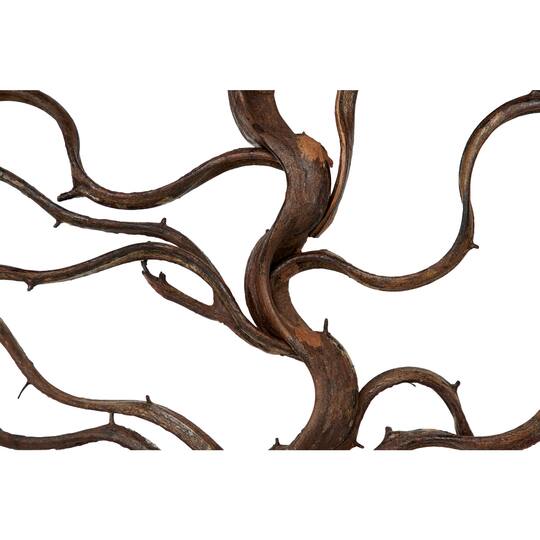Black & Brown Rustic Teak Wood Wall Décor